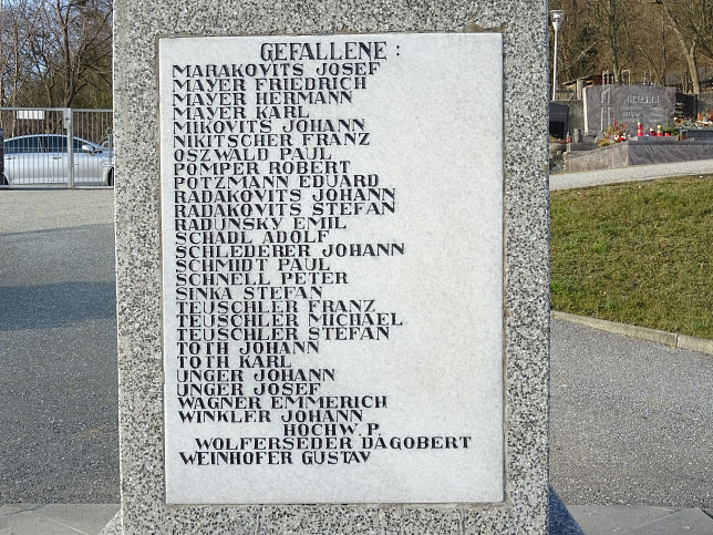 Gssing, Kriegerdenkmal