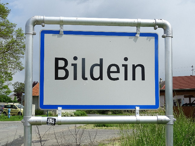 Bildein, Ortstafel