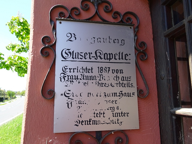 Burgauberg, Glaser-Kapelle
