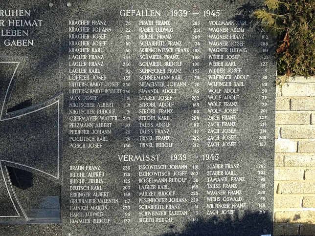 Dt. Kaltenbrunn, Kriegerdenkmal