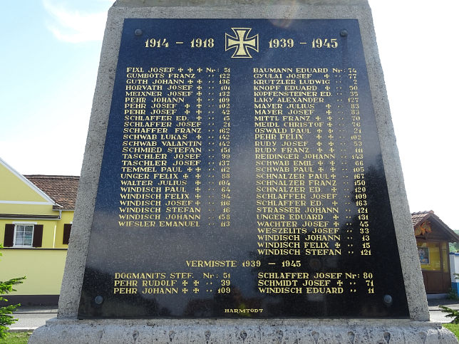 Deutsch Schtzen, Kriegerdenkmal