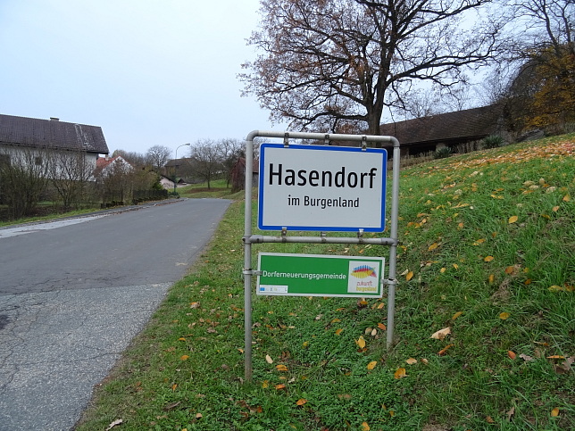 Hasendorf, Ortstafel