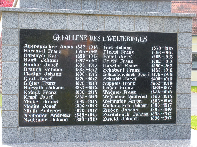 Heiligenkreuz, Kriegerdenkmal