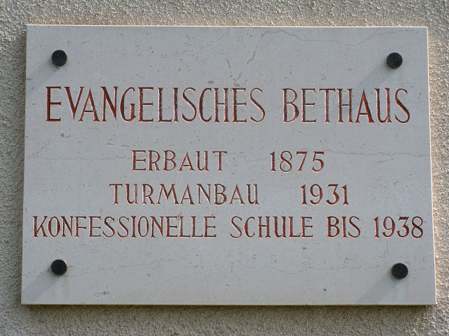 Heiligenkreuz, Evangelisches Bethaus
