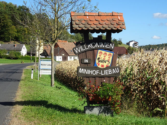 Minihof Liebau, Willkommen