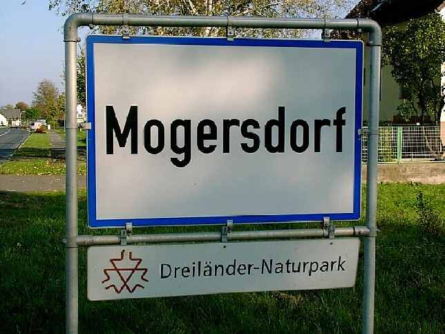 Mogersdorf, Ortstafel