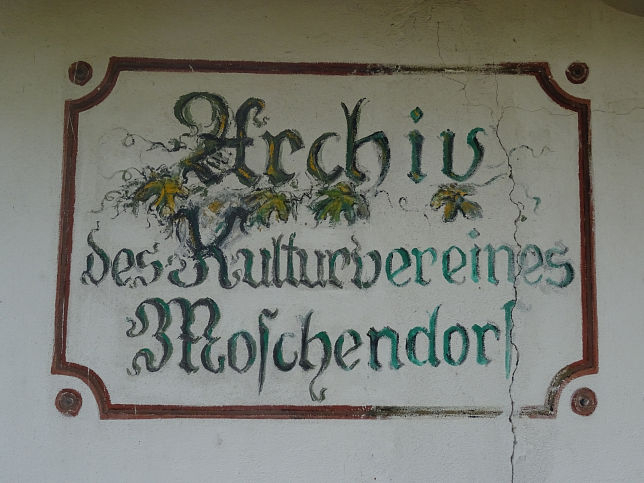 Moschendorf, Archiv