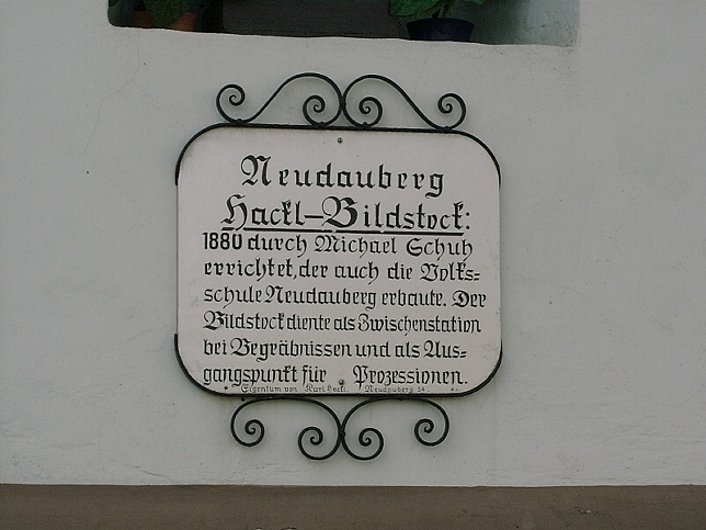 Neudauberg, Hackl-Bildstock