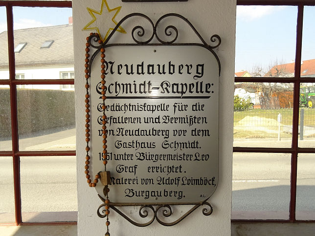 Neudauberg, Schmidt-Kapelle