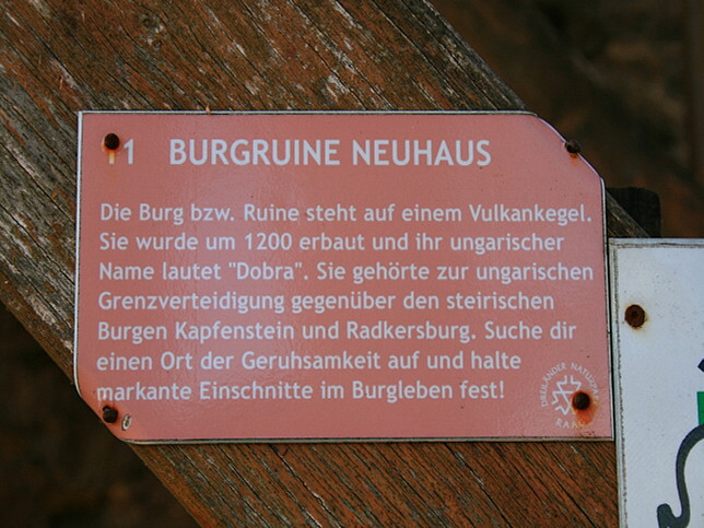 Neuhaus am Klausenbach, Burgruine