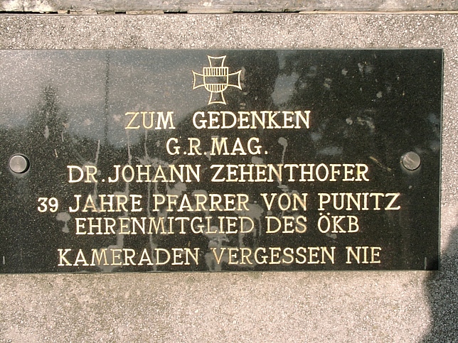 Punitz, Johann Zehenthofer