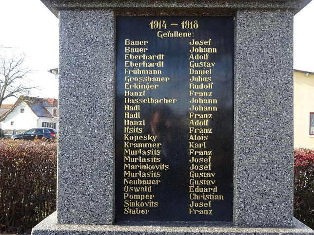 Rauchwart, Kriegerdenkmal