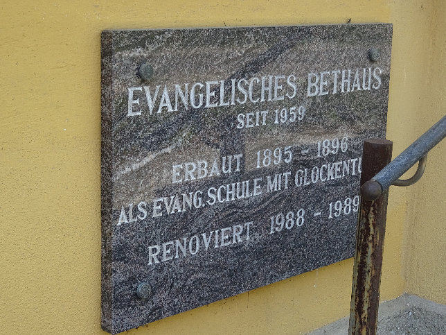 Rudersdorf, Evangelisches Bethaus