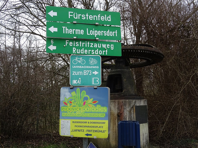 Rudersdorf, Feistritzauweg