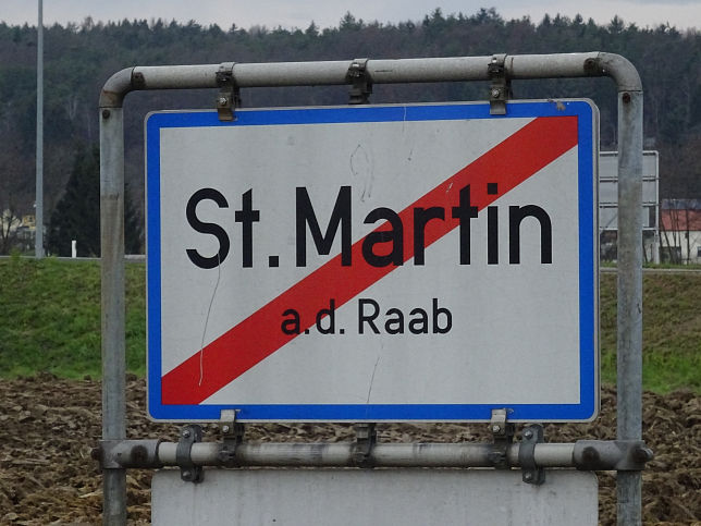 St. Martin an der Raab, Ortstafel