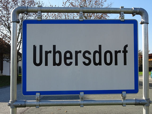 Urbersdorf, Ortstafel