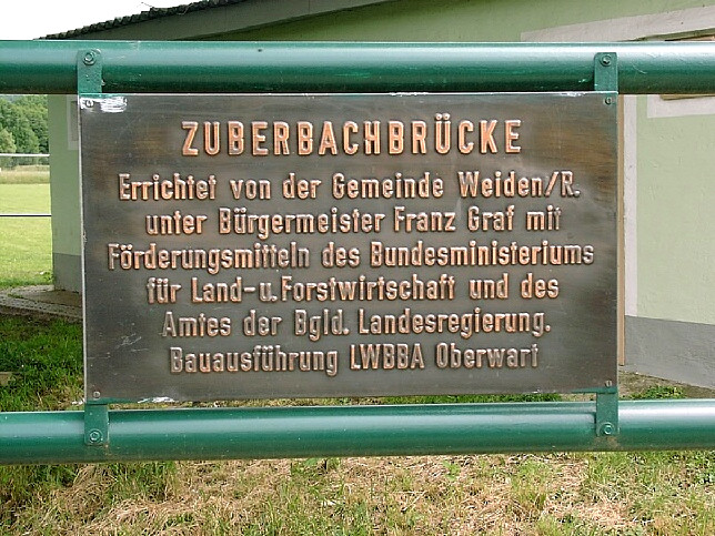 Zuberbach, Zuberbachbrücke